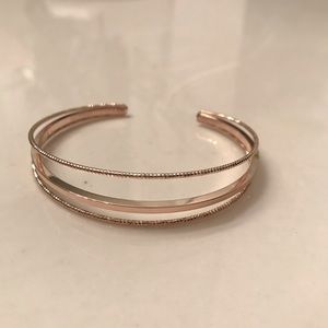 LC Lauren Conrad Rose Gold Cuff Bracelet